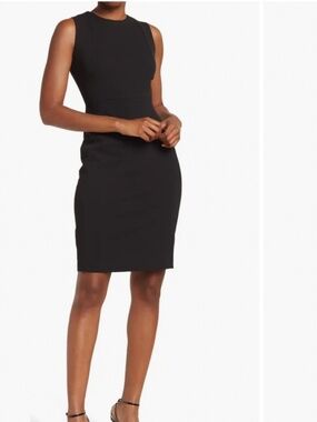 Black Sleeveless Sheath Dress